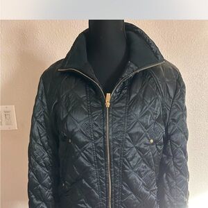 bebe Black Quilted Puffer Jacket